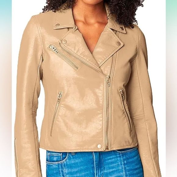 Blank NYC Jackets & Coats Newblank Nyc Natural Light Cream Color